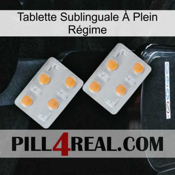 Tablette Sublinguale À Plein Régime 25